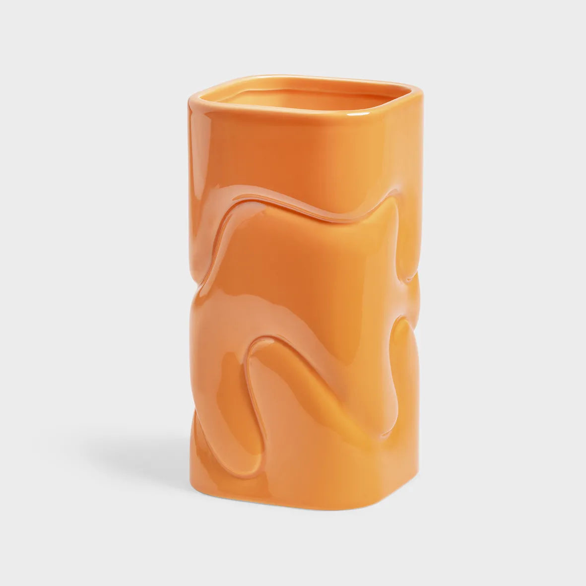 Vase puffy - Orange | &Klevering - de inKijk