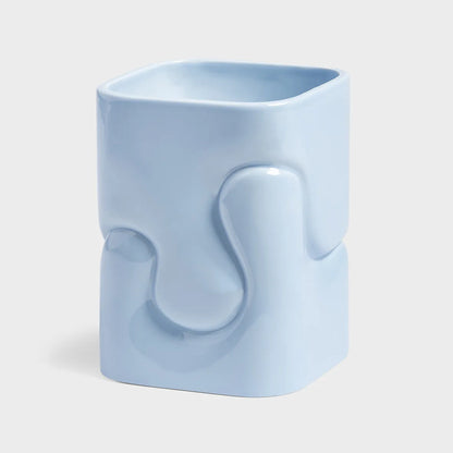 Vase puffy - light blue | &Klevering - de inKijk
