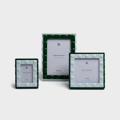 Photoframe facet rectangle - large blue | &Klevering