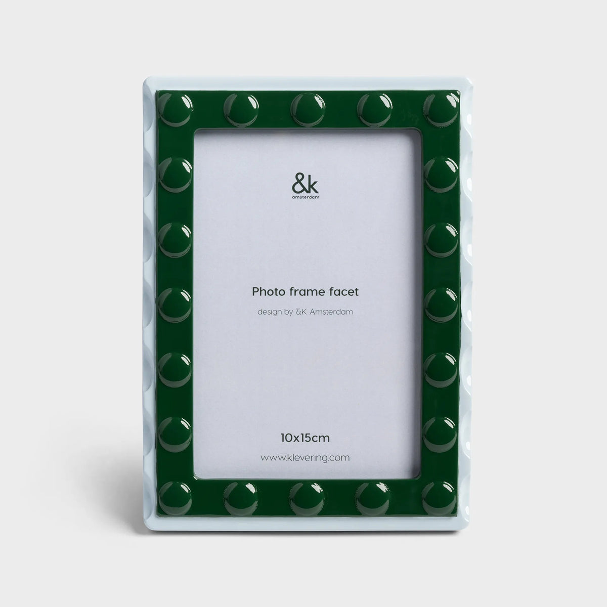 Photoframe facet rectangle - large blue | &Klevering
