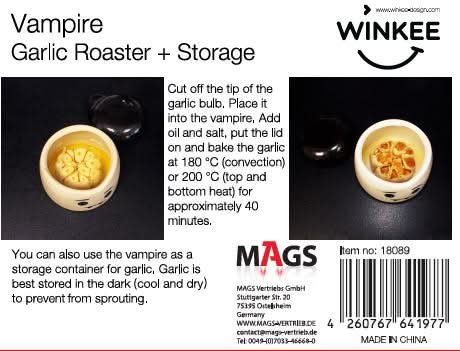Vampire garlic roaster and storage | Winkee Design