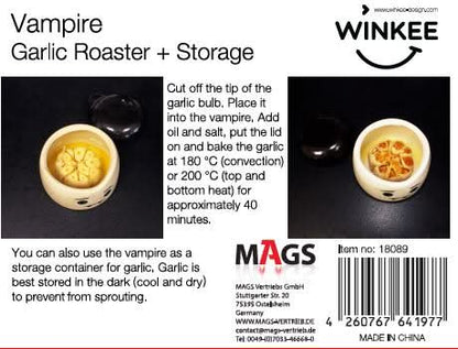 Vampire garlic roaster and storage | Winkee Design