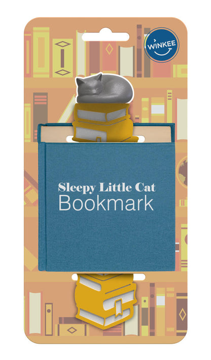 3D Bookmark Sleepy Little Cat | Winkee Design