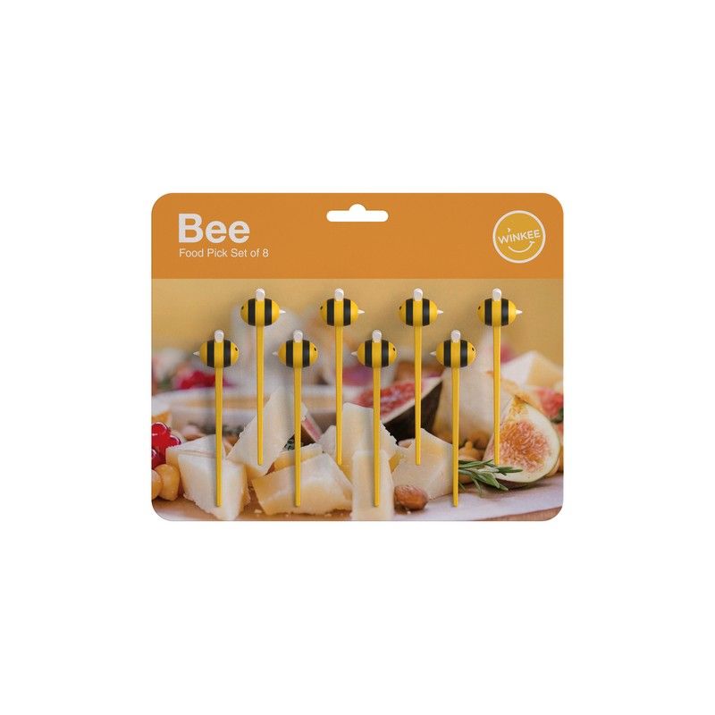 Bee Food Picks - set of 8 | Winkee Design