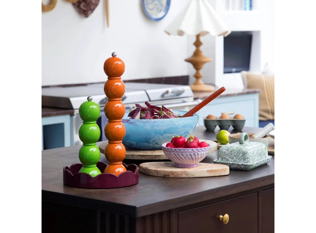 Bobbin Peper- of zoutmolen - Orange - H24cm | Addison Ross