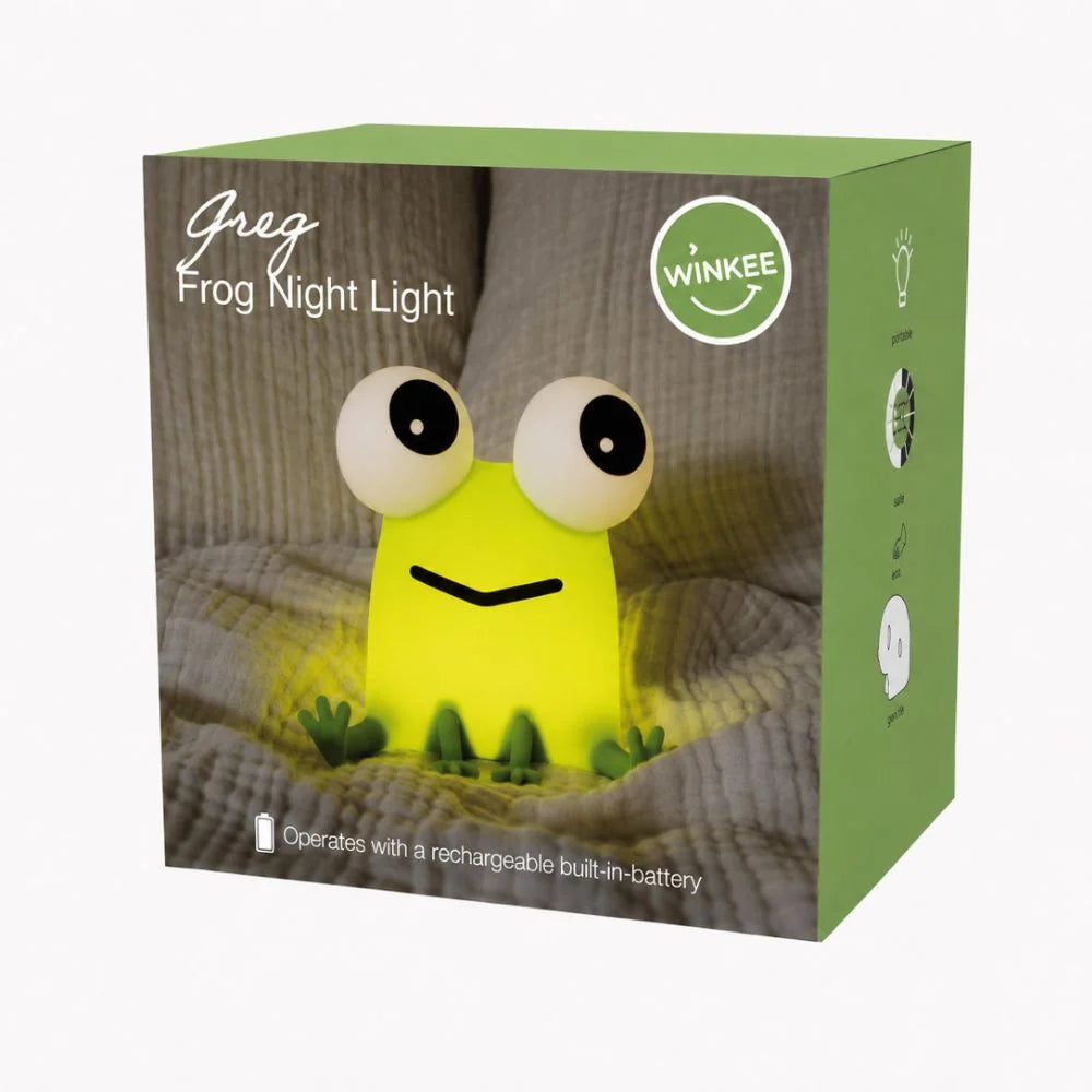 Silicone Nightlight Frog Greg | Winkee Design