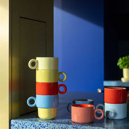 Mug Chiquito - Blue Large - Set of 2 | &Klevering