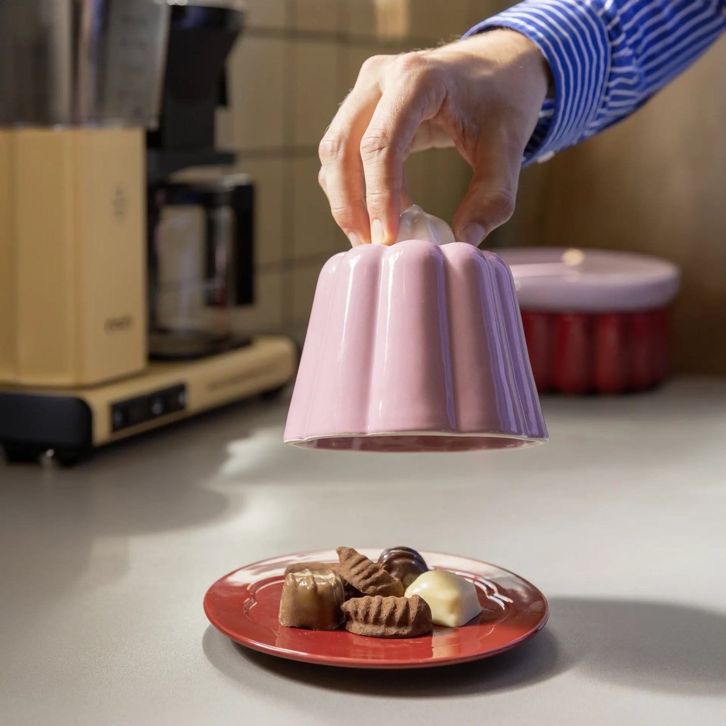 Cloche Pudding Pink | &Klevering