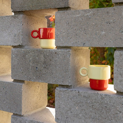 Mug Chiquito - Red Large - Set of 2 | &Klevering