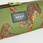 Olive leopard pencil case | Wouf - de inKijk