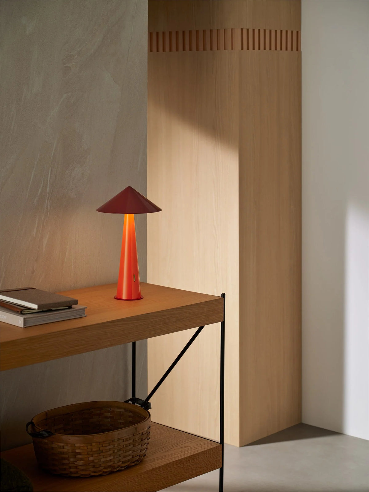 Tipsy - Large - Portable Lamp - Rusty Red/Orange | Fine Lumens