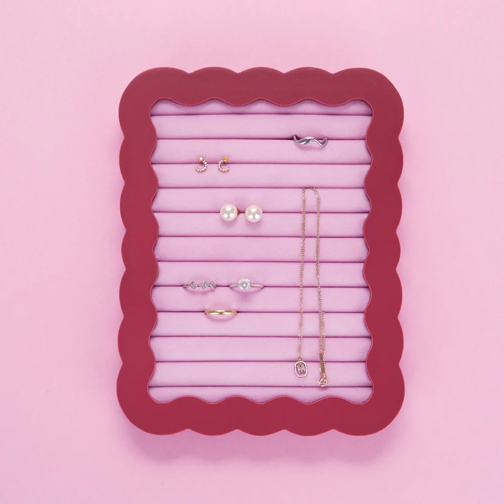 Wiggly Jewelry Display Frame - Pink | Balvi