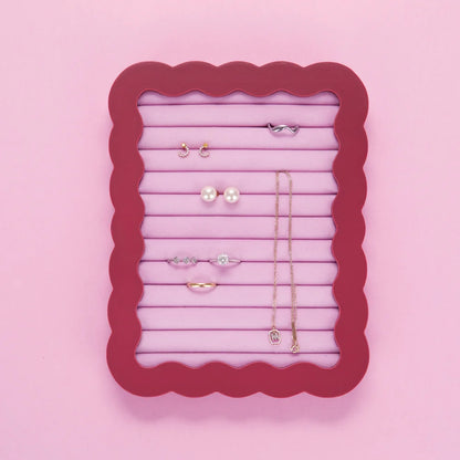 Wiggly Jewelry Display Frame - Pink | Balvi