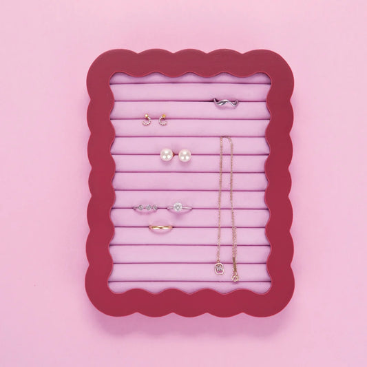 Wiggly Jewelry Display Frame - Pink | Balvi