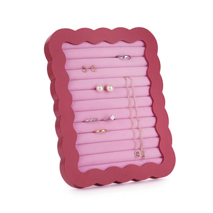 Wiggly Jewelry Display Frame - Pink | Balvi