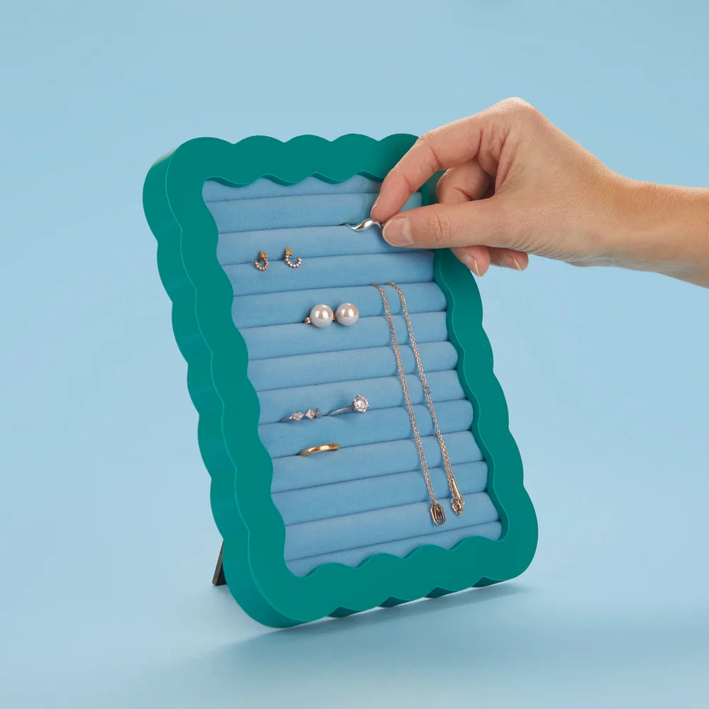 Wiggly Jewelry Display Frame - Blue | Balvi