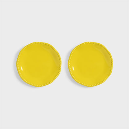 Plate perle yellow - set van 2 | &Klevering - de inKijk