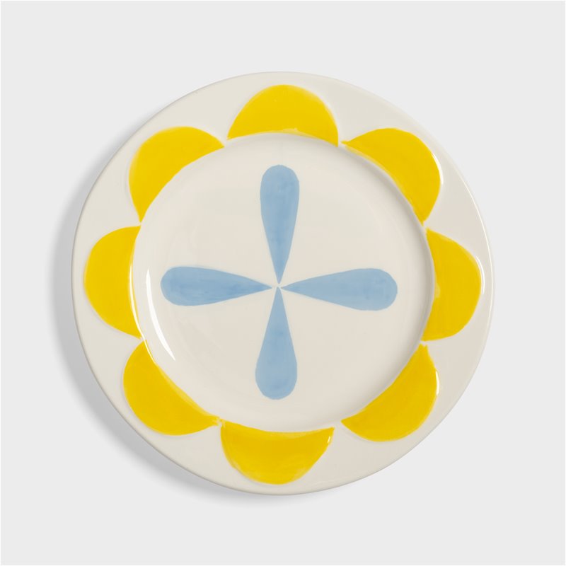 Plate Folk - set van 4 - small | &Klevering - de inKijk