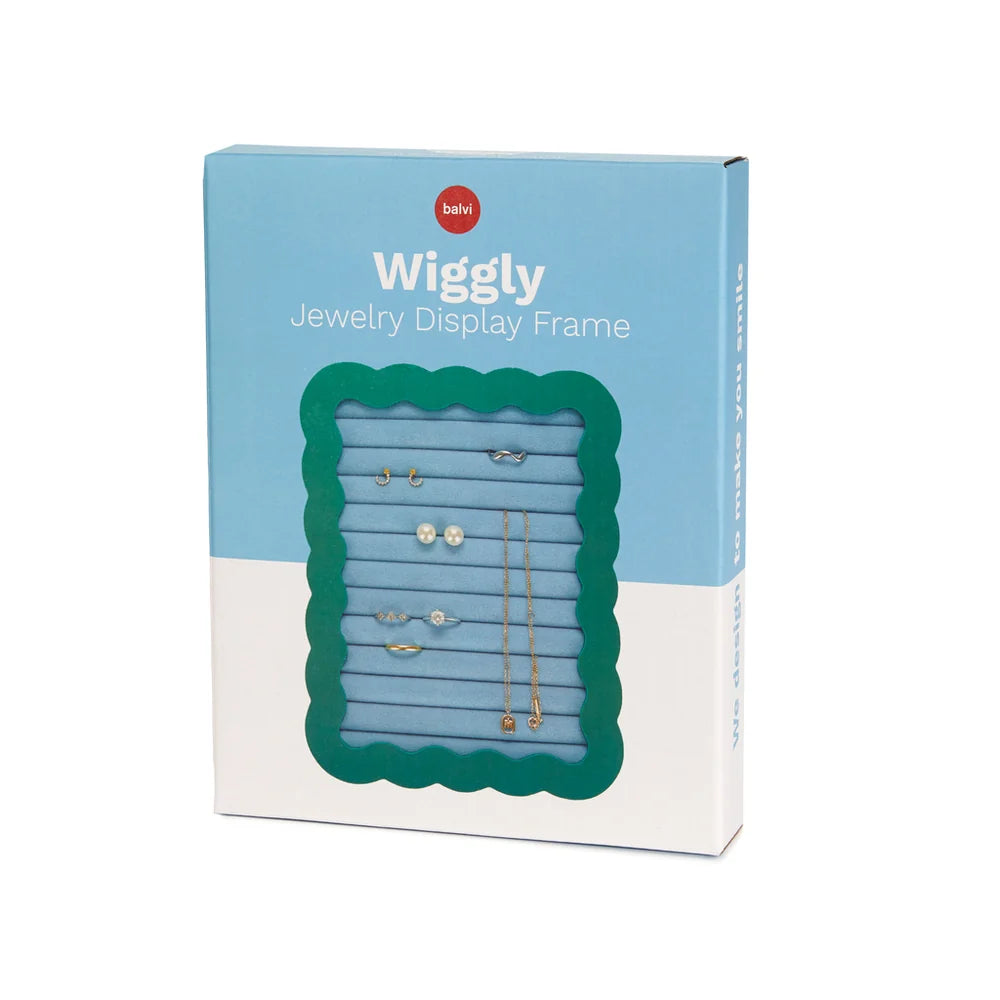 Wiggly Jewelry Display Frame - Blue | Balvi