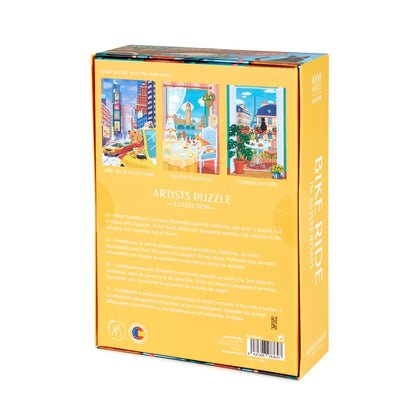 Puzzle Bike Ride in Amsterdam - 1000 pcs. | Balvi