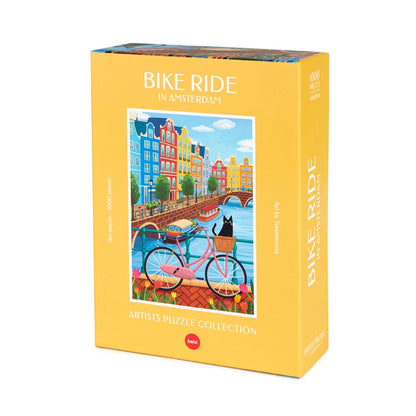 Puzzle Bike Ride in Amsterdam - 1000 pcs. | Balvi