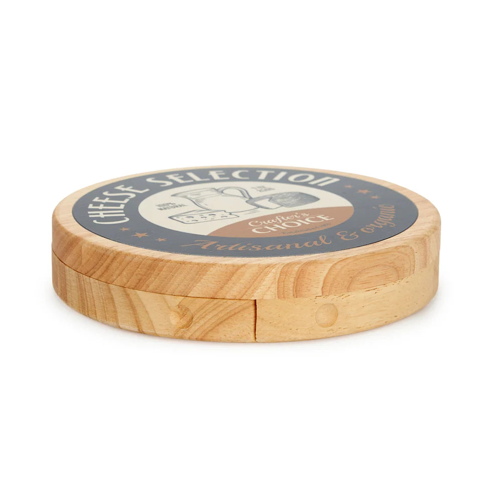 Cheese board with tools - Cheese Selection Black | Balvi