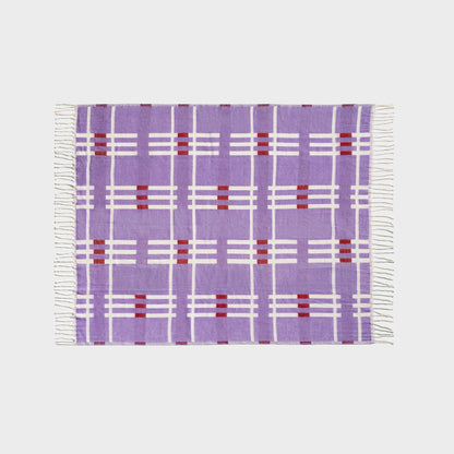 Throw plano - red/purple | &Klevering - de inKijk