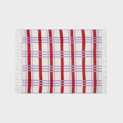 Throw plano - red/purple | &Klevering - de inKijk