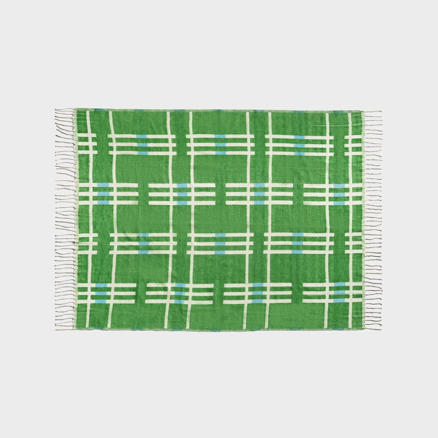 Throw plano - green/blue | &Klevering - de inKijk