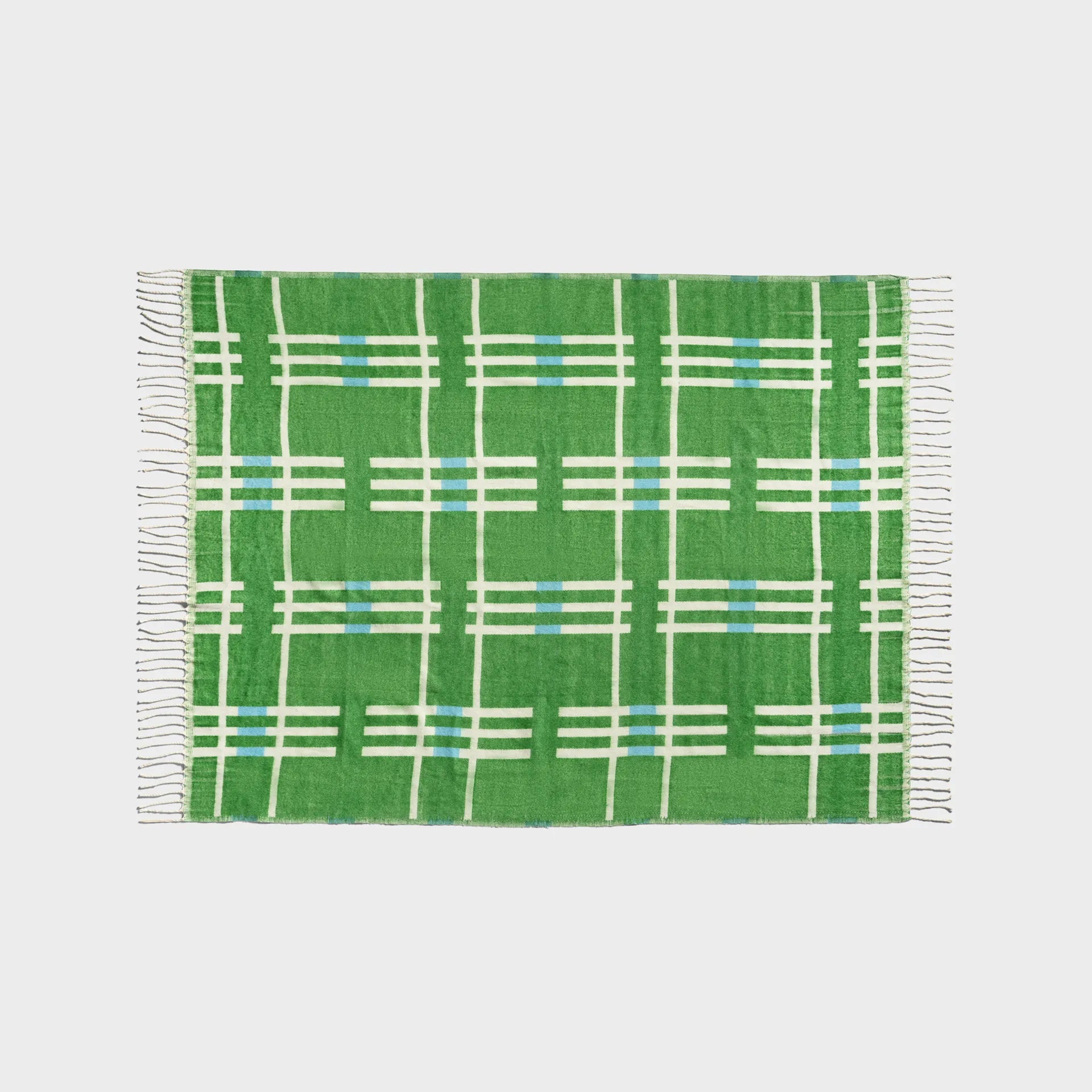 Throw plano - green/blue | &Klevering - de inKijk