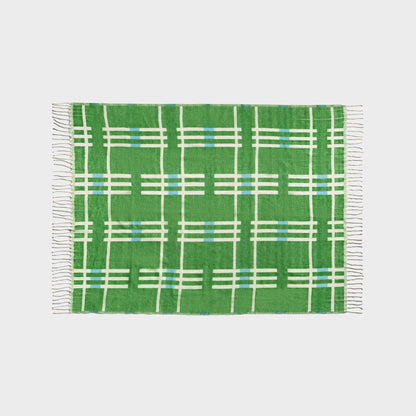 Throw plano - green/blue | &Klevering - de inKijk
