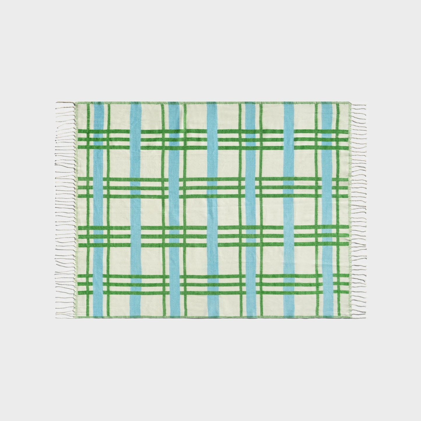 Throw plano - green/blue | &Klevering - de inKijk