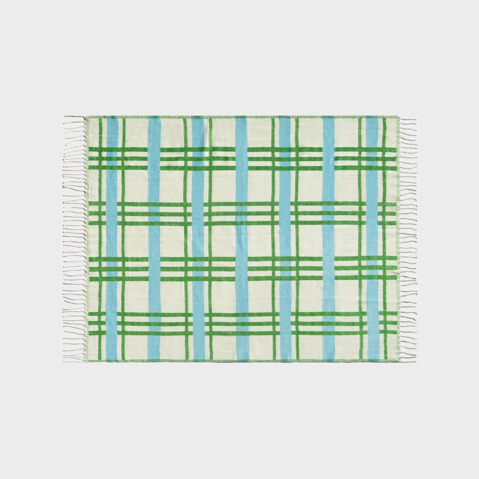 Throw plano - green/blue | &Klevering - de inKijk