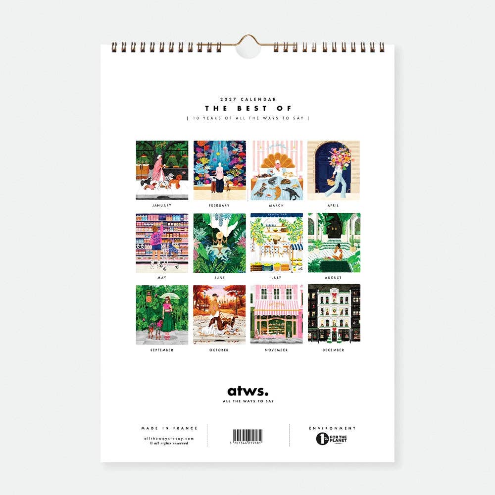 2027 Calendar - Best of 10 Years ATWTS | All The Ways To Say