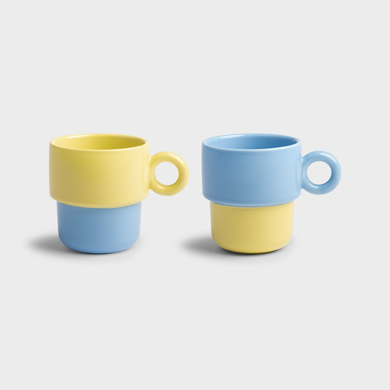 Mug Chiquito - Blue Large - Set of 2 | &Klevering