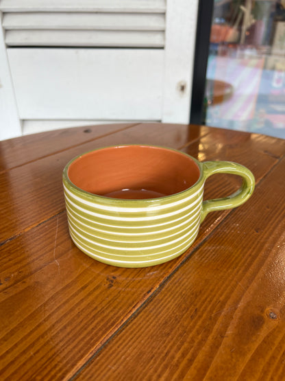 Flat Mug - listas horizontais | A Loja Da Ceramica - de inKijk