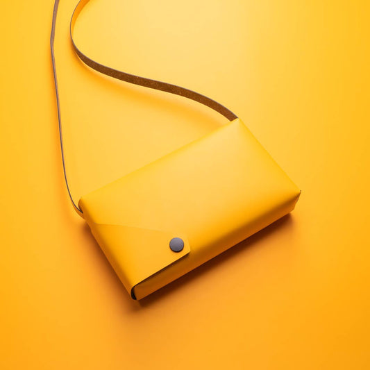 S Bag - Yellow Eclipse - Recyled Leather | LEMUR