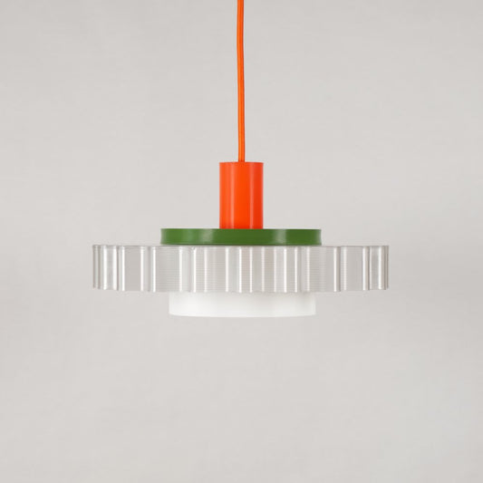 Hanglamp Gigi nr 3 oranje kabel - Warren & Laetitia
