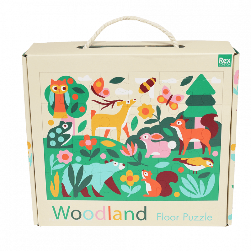 Floor puzzle (24 pieces) - Woodland | Rex