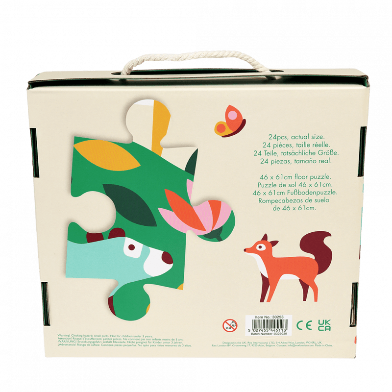 Floor puzzle (24 pieces) - Woodland | Rex