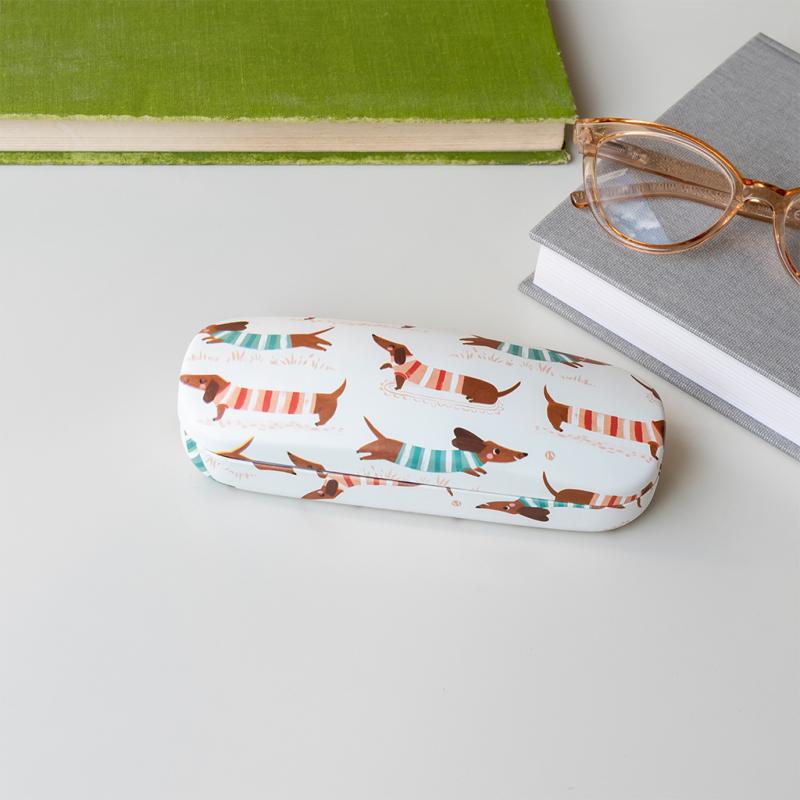 Glasses case & cleaning cloth - Sausage Dog | Rex