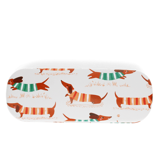 Glasses case & cleaning cloth - Sausage Dog | Rex