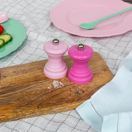 Travel salt & pepper mill set - Pink | Rex