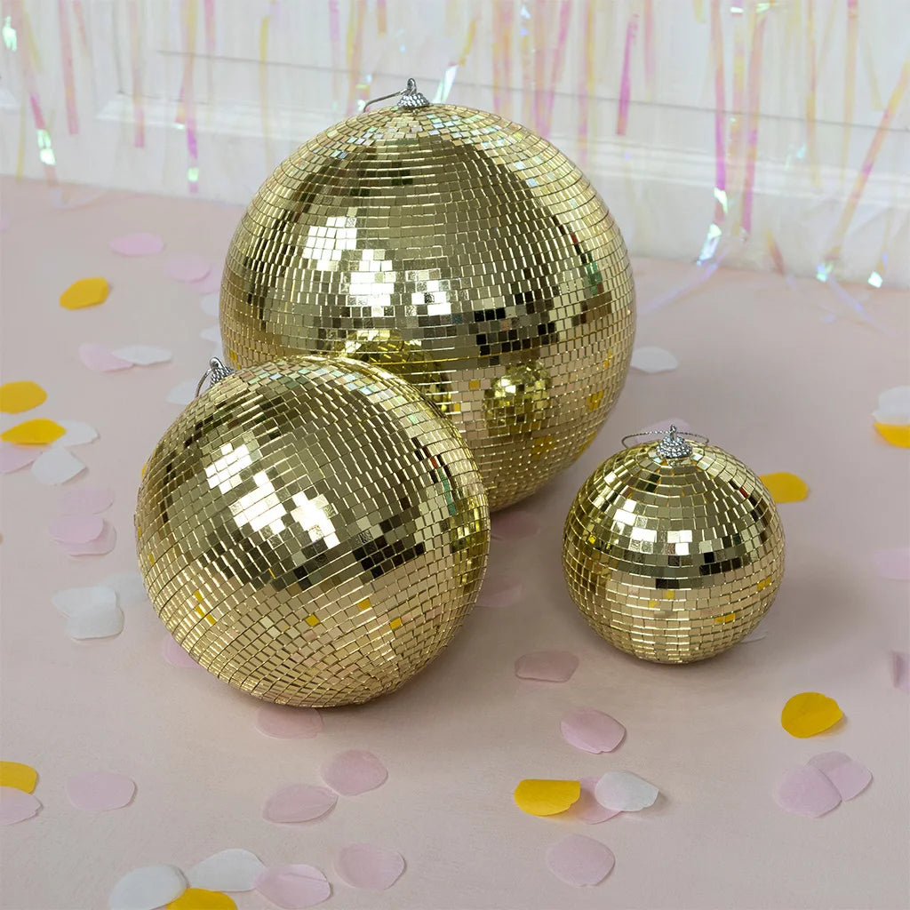 Disco Ball - 15 cm - Gold | Rex
