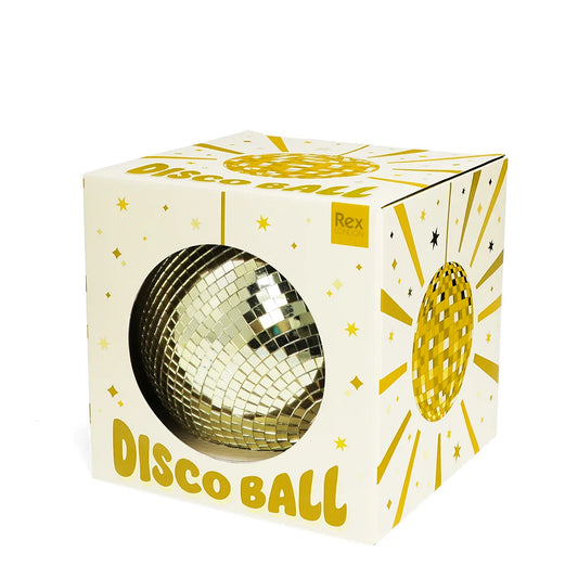Disco Ball - 15 cm - Gold | Rex