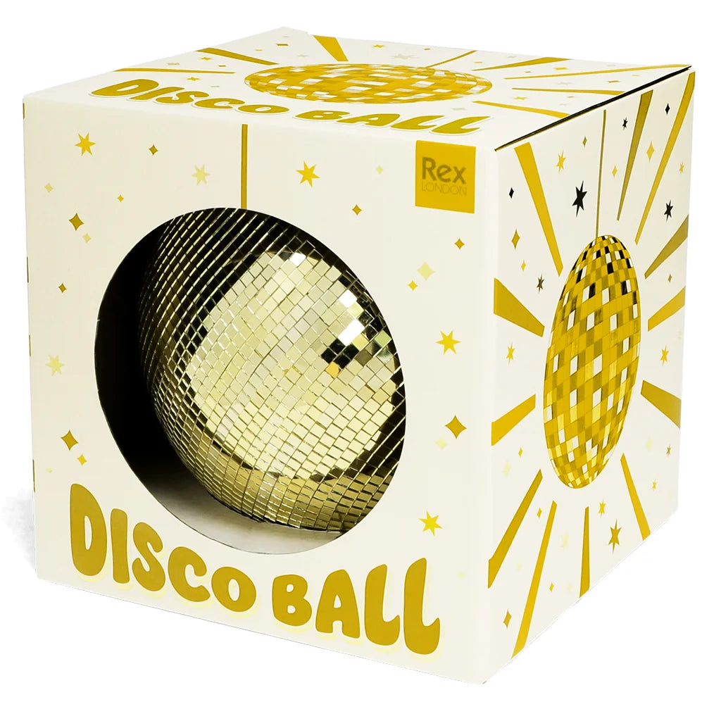 Disco Ball - 20 cm - Gold | Rex