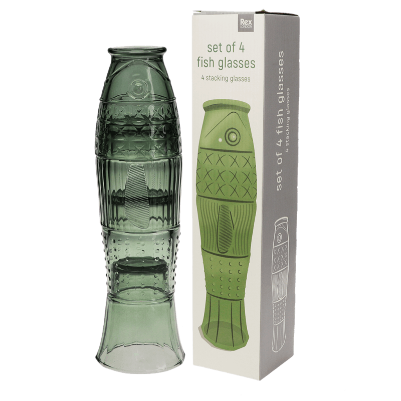 Stacking Glass Tumblers - set of 4 | Rex