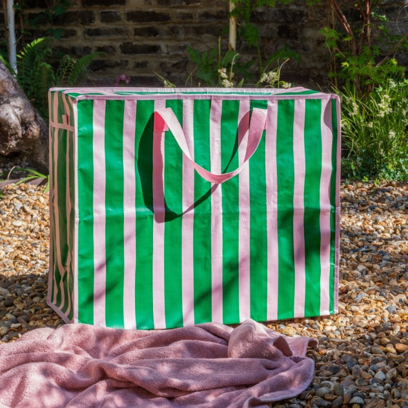 Jumbo Storage Bag - Pink&Green | Rex