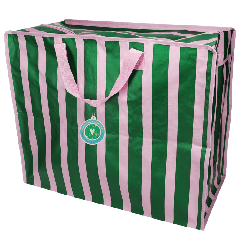 Jumbo Storage Bag - Pink&Green | Rex