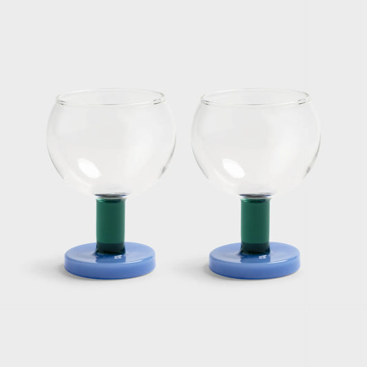 Glass Cantine - Blue - set of 2 | &Klevering